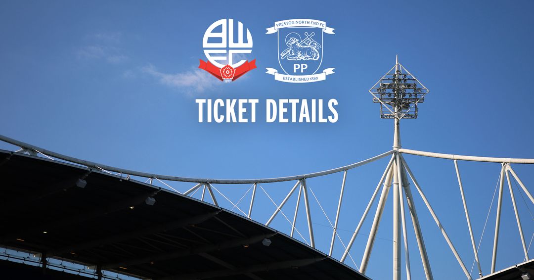Tickets | Bolton Wanderers (A)